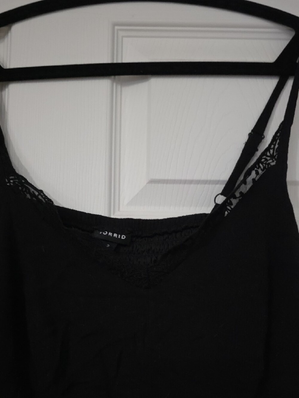 torrid Black Lace-Trim Camisole Top - Picture 2 of 2